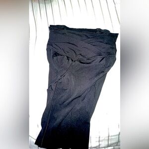 Black Bell bottom Aerie crossover leggings
